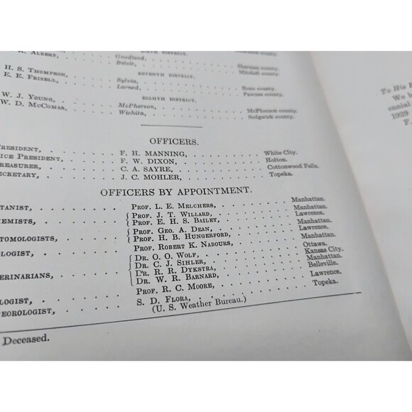 Twenty Seventh Biennial Report of the Kansas State Board of Agriculture 1929 -30 - Picture 6 of 9